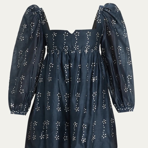 Alix of Bohemia Christina Black Bloom Dress - Picture 1 of 10
